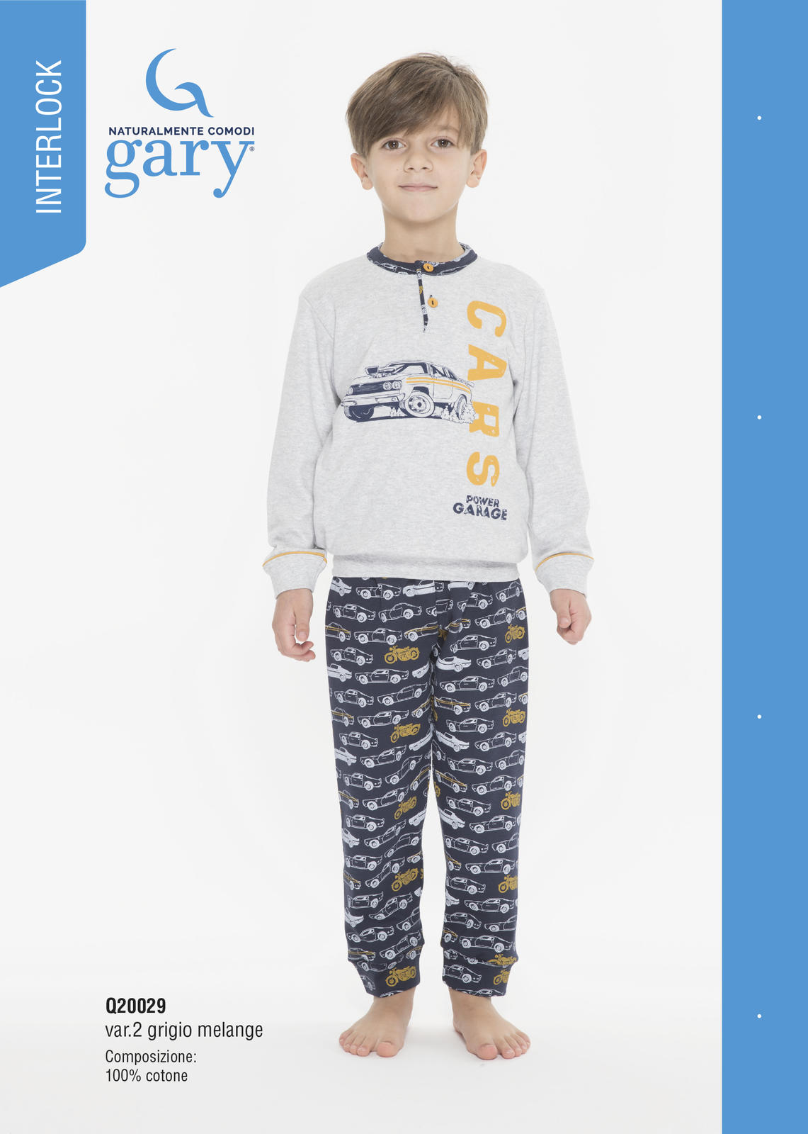 BOY'S PAJAMA M/L Q30029 Tellini S.r.l. Wholesale Clothing